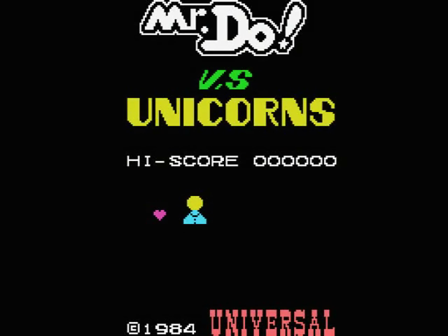 Mr. Do Vs. Unicorns — sstitle (JP)