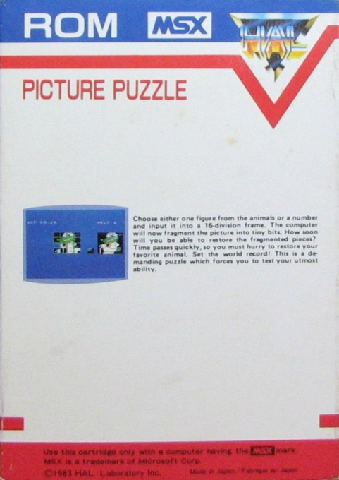 Picture Puzzle — box-2D-back (EU)
