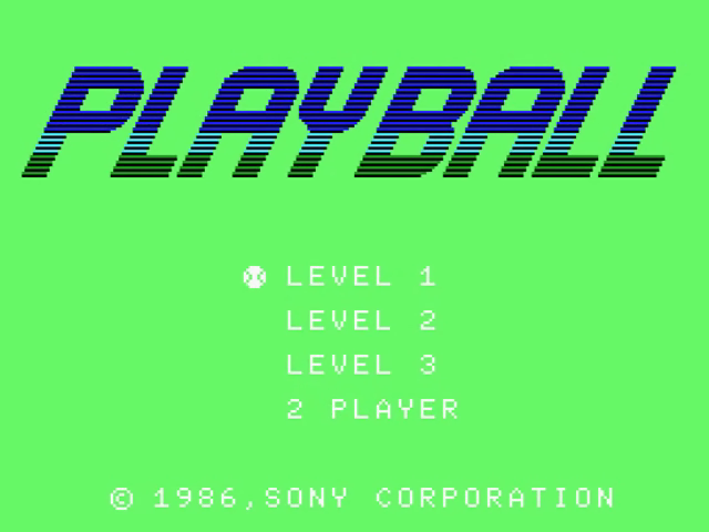 Play Ball — sstitle (JP)