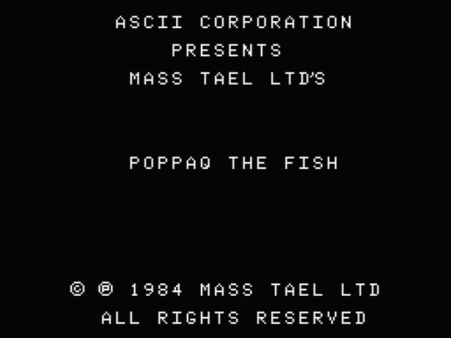 Poppaq The Fish — sstitle (JP)