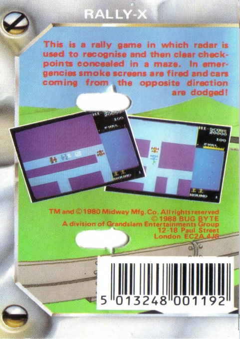 Rally-x — box-2D-back (EU)