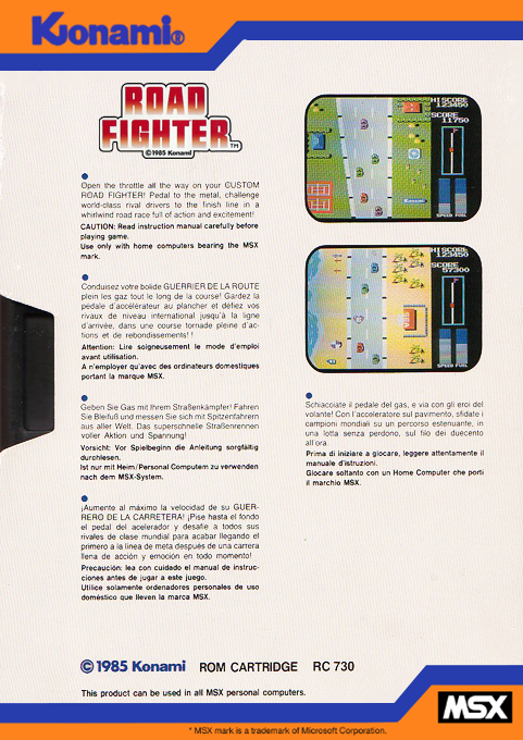 Road Fighter — box-2D-back (EU)