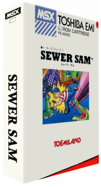 Sewer Sam — box-3D (JP)