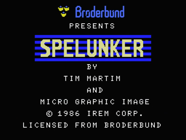 Spelunker — sstitle (JP)