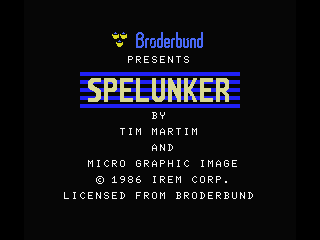 Spelunker — sstitle (WOR)