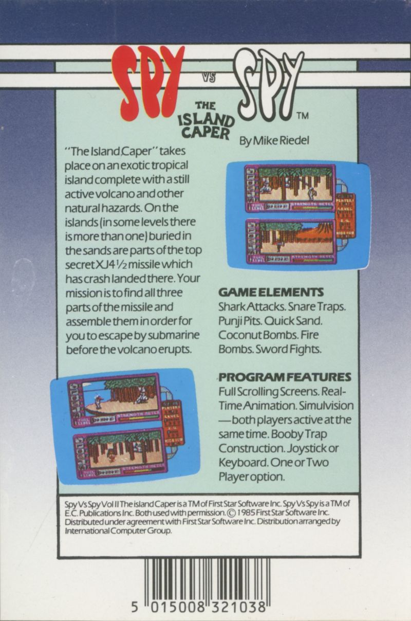 Spy vs Spy - The Island Caper — box-2D-back (EU)