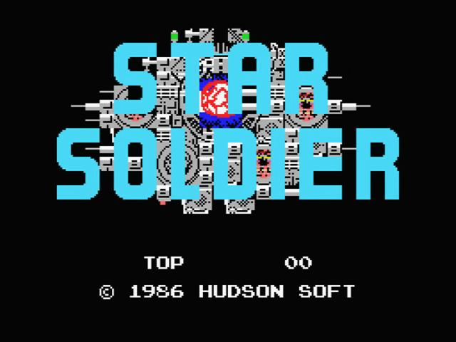 Star Soldier — sstitle (JP)