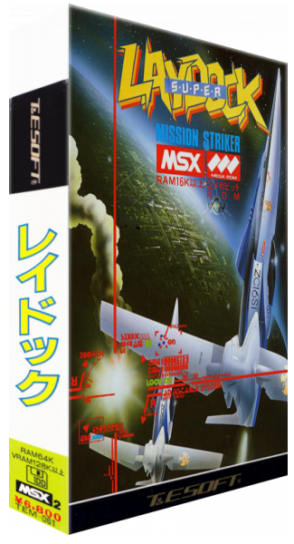 Super Laydock - Mission Striker — box-3D (JP)