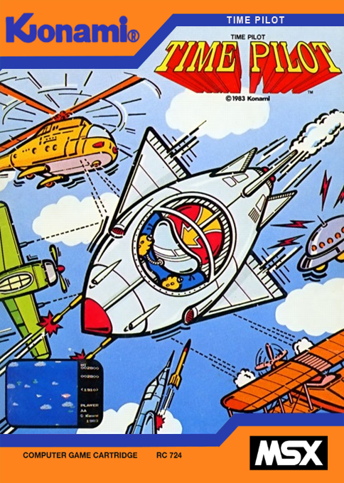 Time Pilot box art