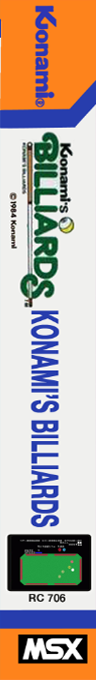 Konami's Billiards — box-2D-side (EU)