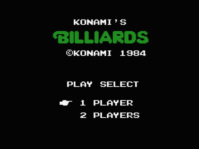 Konami's Billiards — sstitle (EU)