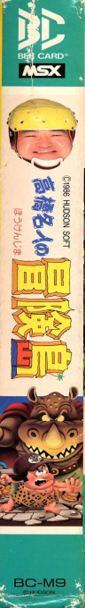 Adventure Island — box-2D-side (JP)