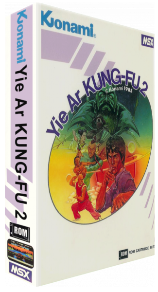 Yie Ar Kung-fu 2 — box-3D (EU)