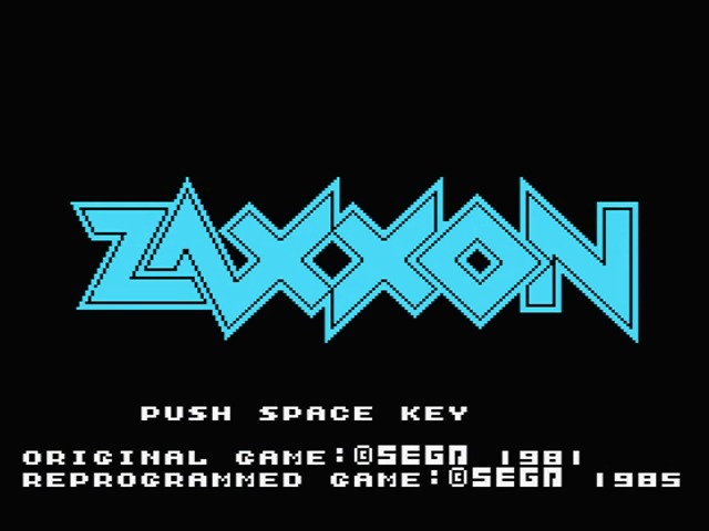 Zaxxon — sstitle (JP)