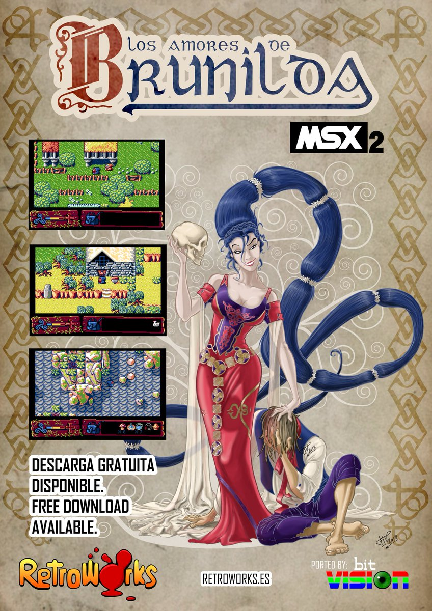 Amores de Brunilda, Los box art