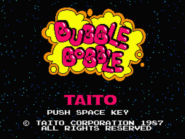 Bubble Bobble — sstitle (JP)