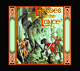 Heroes Of The Lance — sstitle (JP)