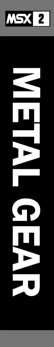 Metal Gear — box-2D-side (SS)