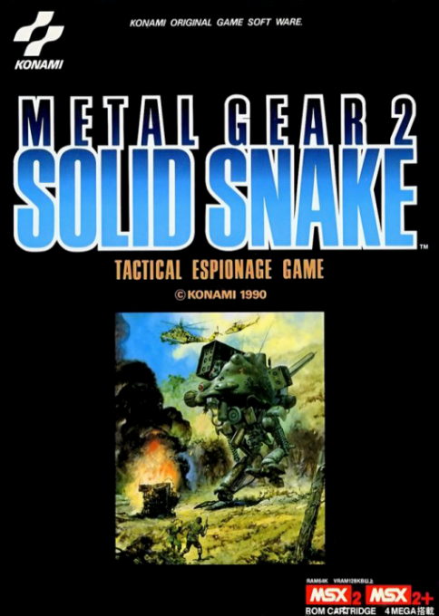 Metal Gear 2 - Solid Snake box art