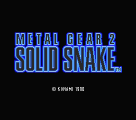 Metal Gear 2 - Solid Snake — sstitle (WOR)