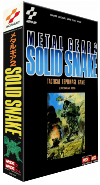 Metal Gear 2 - Solid Snake — box-3D (JP)