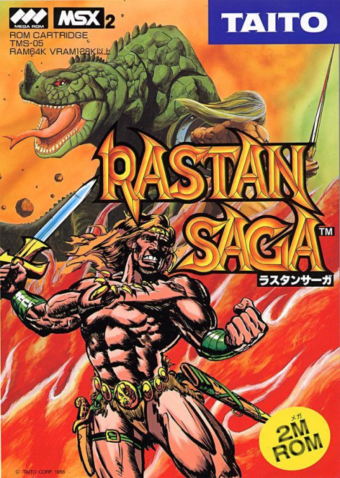 Rastan Saga box art