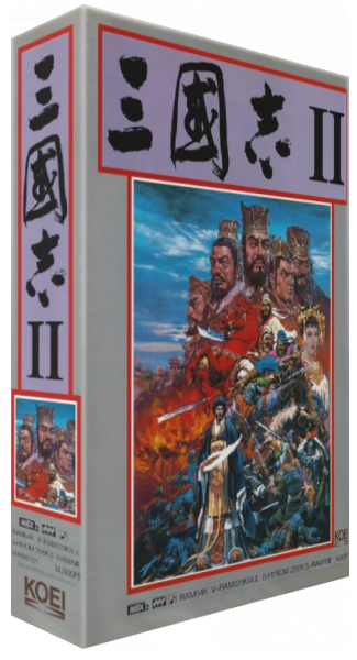 Sangokushi 2 — box-3D (JP)