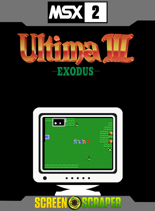 Ultima 3 - Exodus — box-2D (SS)
