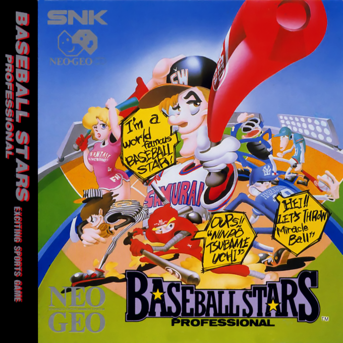 Baseball Stars Professional box art