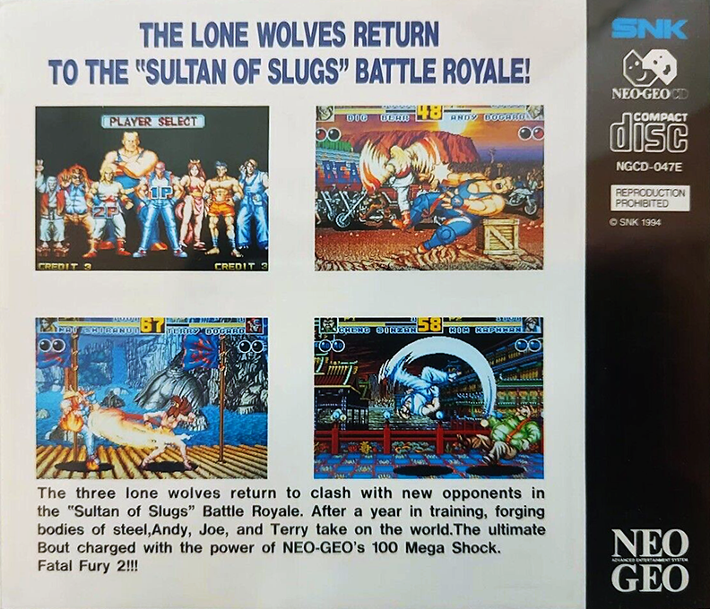 Fatal Fury 2 — box-2D-back (WOR)