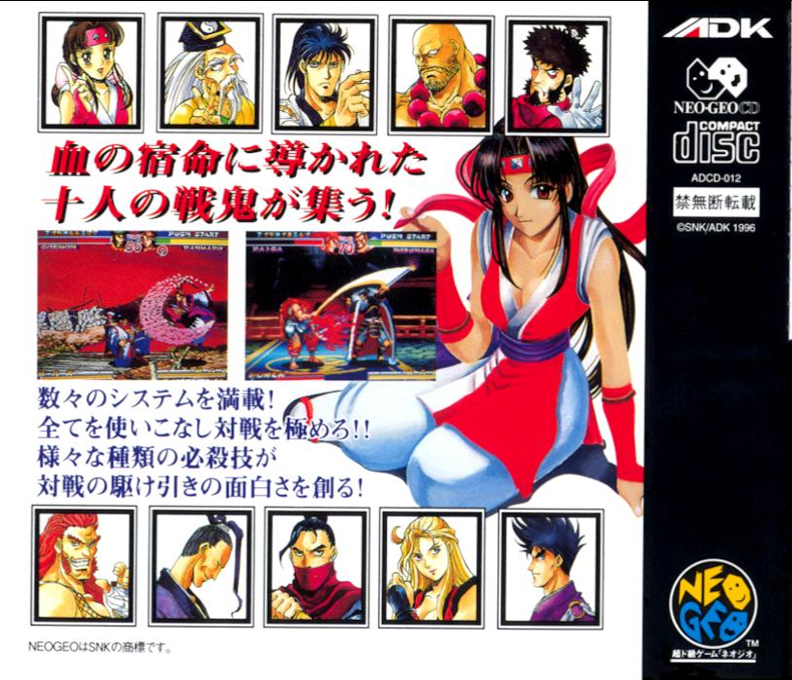 Ninja Master's: Hao Ninpo Cho — box-2D-back (JP)