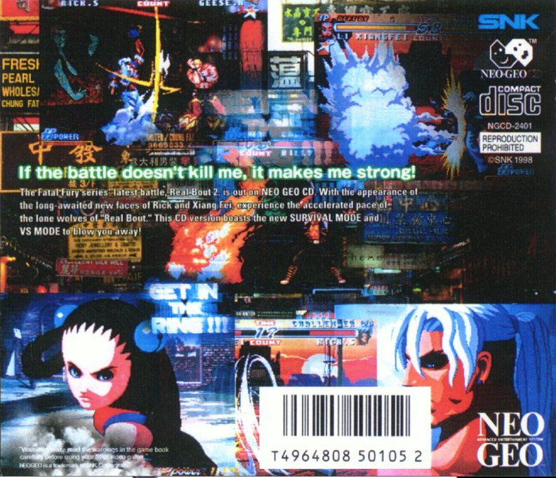 Real Bout Fatal Fury 2 - The Newcomers — box-2D-back (WOR)