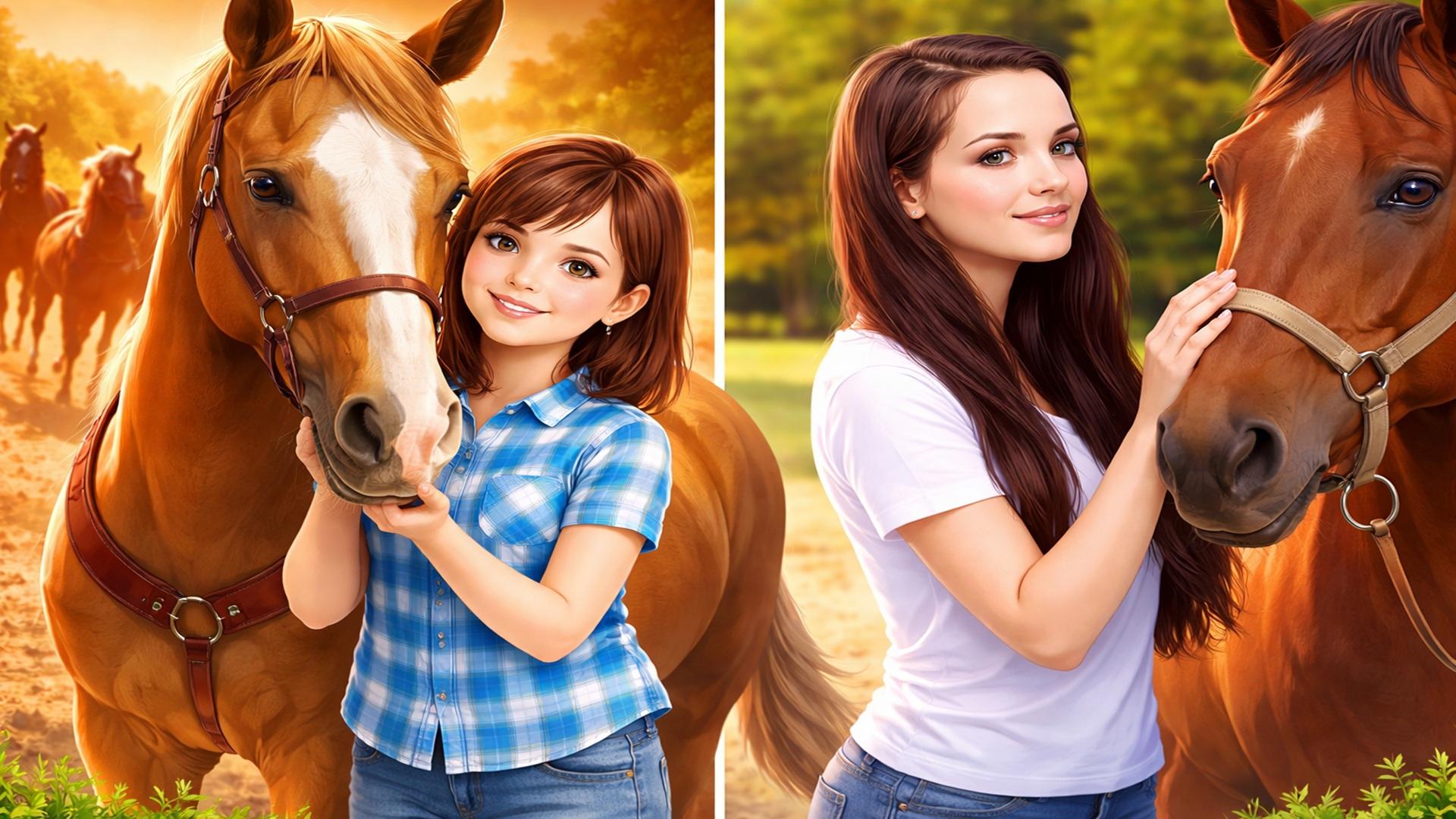 2 in 1 - Horses 3D Vol. 3 - My Riding Stables 3D - Jumping for the Team and My Western Horse 3D — fanart