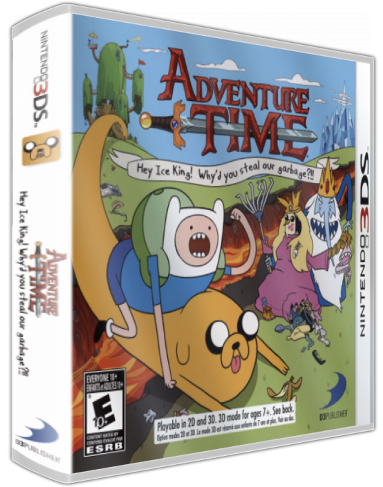 Adventure Time - Hey Ice King! Why'd You Steal Our Garbage?! — box-3D (US)