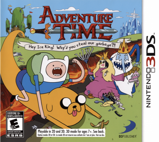 Adventure Time - Hey Ice King! Why'd You Steal Our Garbage?! box art