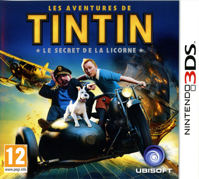 The Adventures of Tintin: The Game — box-2D (FR)