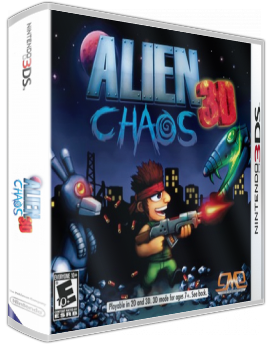 Alien Chaos 3d — box-3D (US)