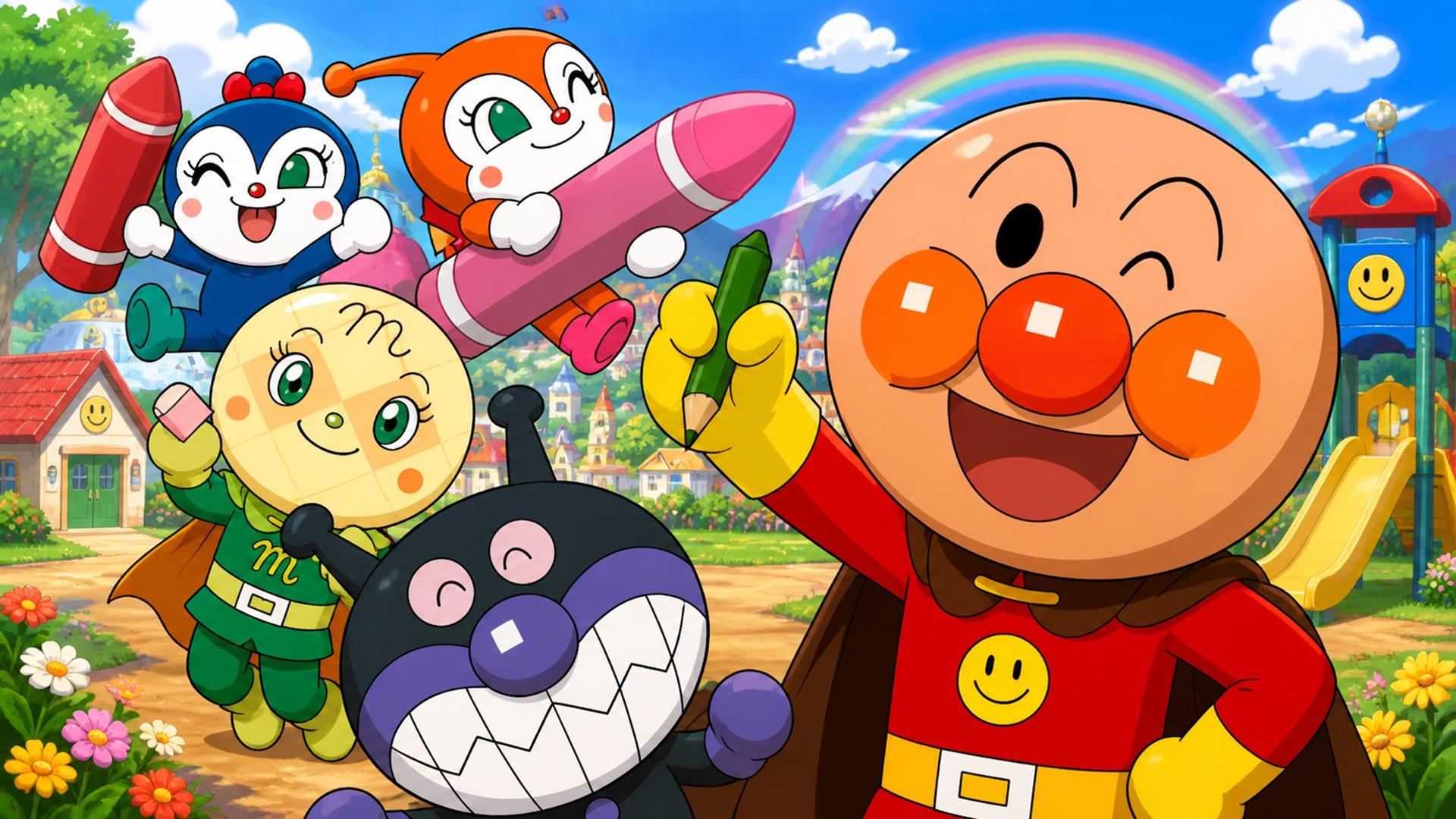 Anpanman To Asobo - New Aiueo Kyoushitsu — fanart