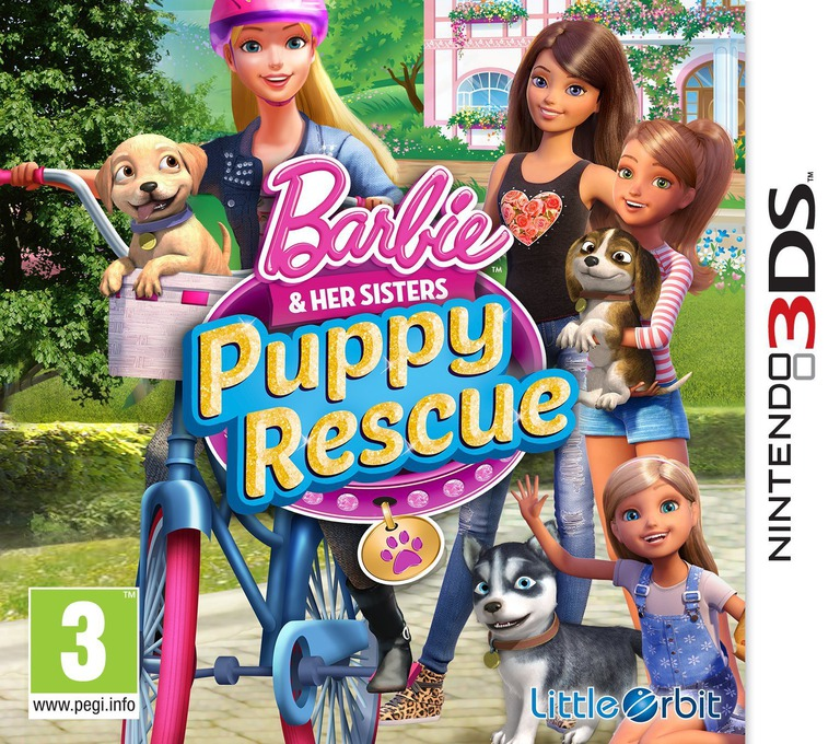 Barbie And Her Sisters Puppy Rescue — box-2D (EU)