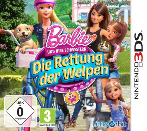 Barbie And Her Sisters Puppy Rescue — box-2D (DE)