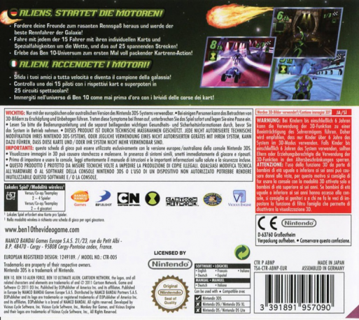 Ben 10 - Galactic Racing — box-2D-back (EU)
