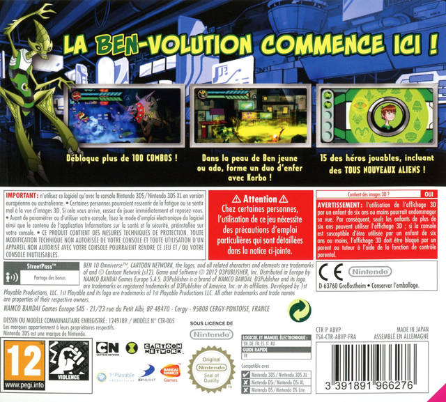 Ben 10 Omniverse — box-2D-back (EU)