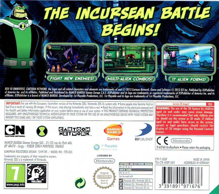 Ben 10 Omniverse 2 — box-2D-back (EU)