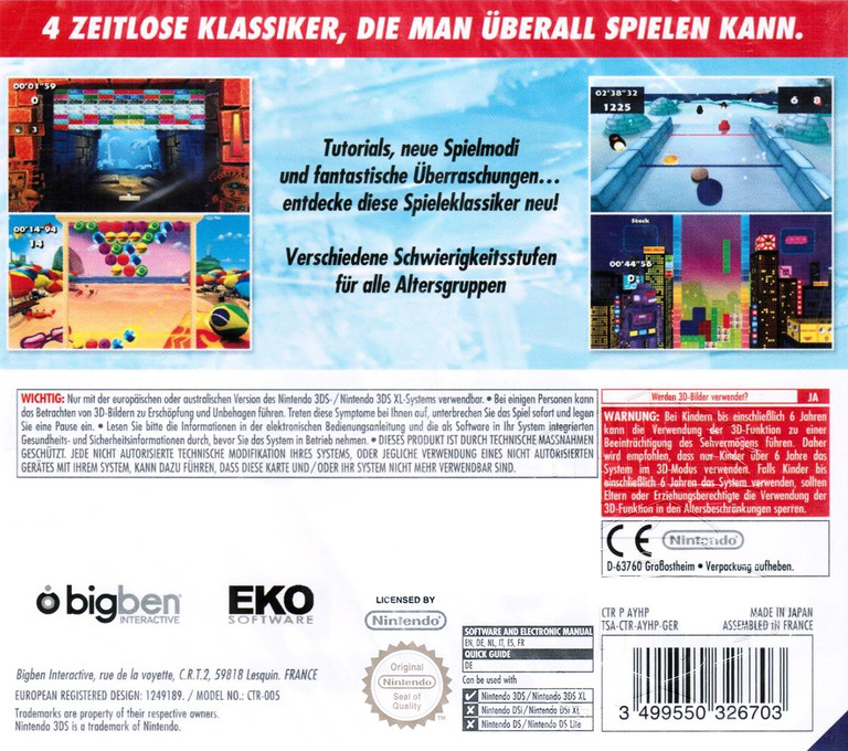 Best Of Arcade Games — box-2D-back (EU)