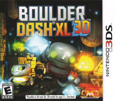 Boulder Dash Xl 3d box art