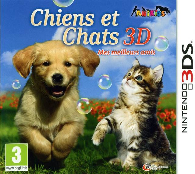 Cats & Dogs 3D - Pets At Play — box-2D (FR)