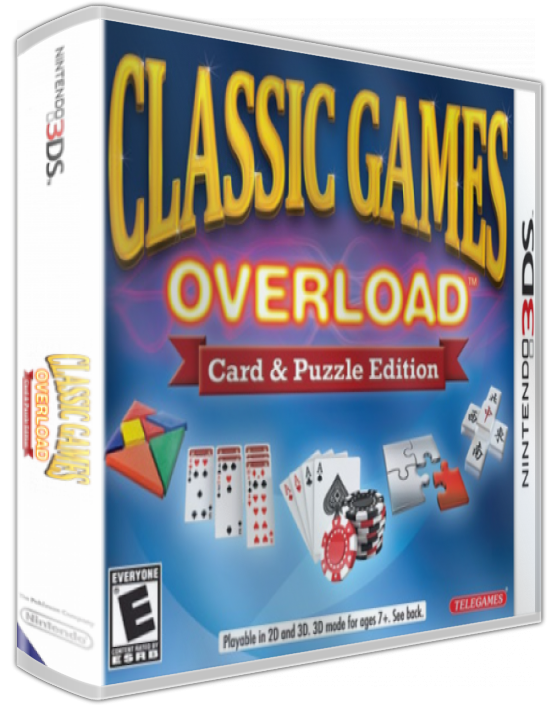 Classic Games Overload - Card And Puzzle Edition — box-3D (US)