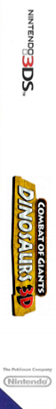 Combat of Giants - Dinosaurs 3D — box-2D-side (FR)