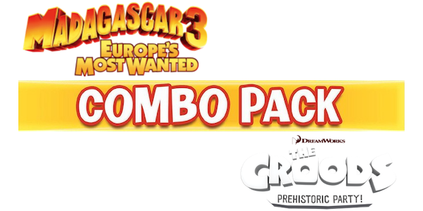 Combo Pack - Madagascar 3 - Europe's Most Wanted   Croods, The - Prehistoric Party! — wheel (WOR)