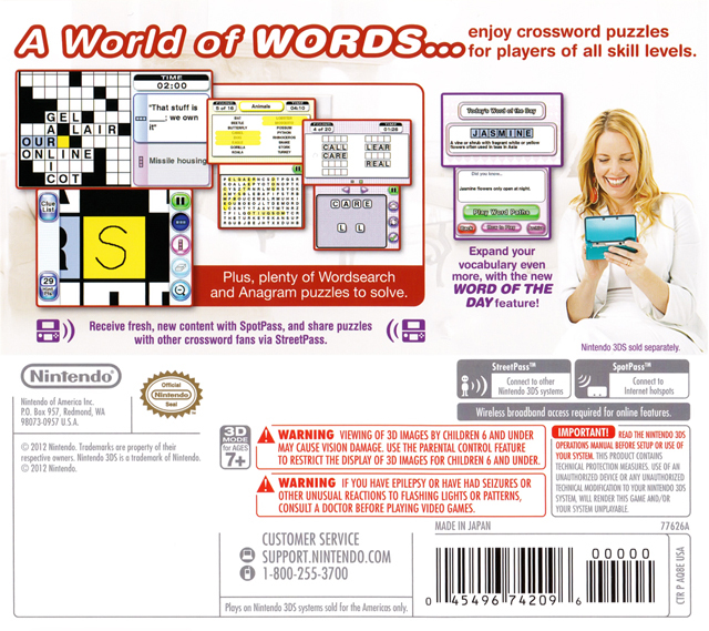 Crosswords Plus — box-2D-back (US)